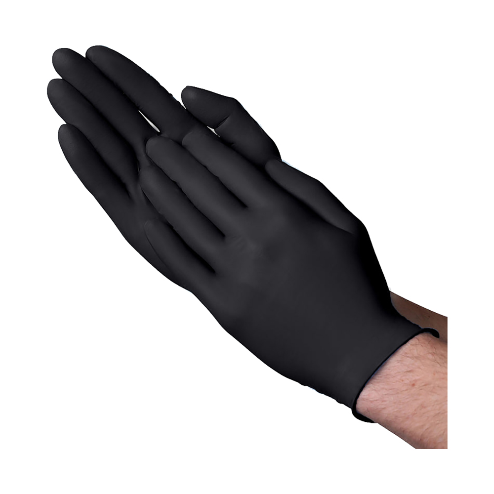 VGuard® 3.5-mil Black Nitrile Industrial Gloves (Small, 100 Gloves/Box, 10 Boxes/Case)